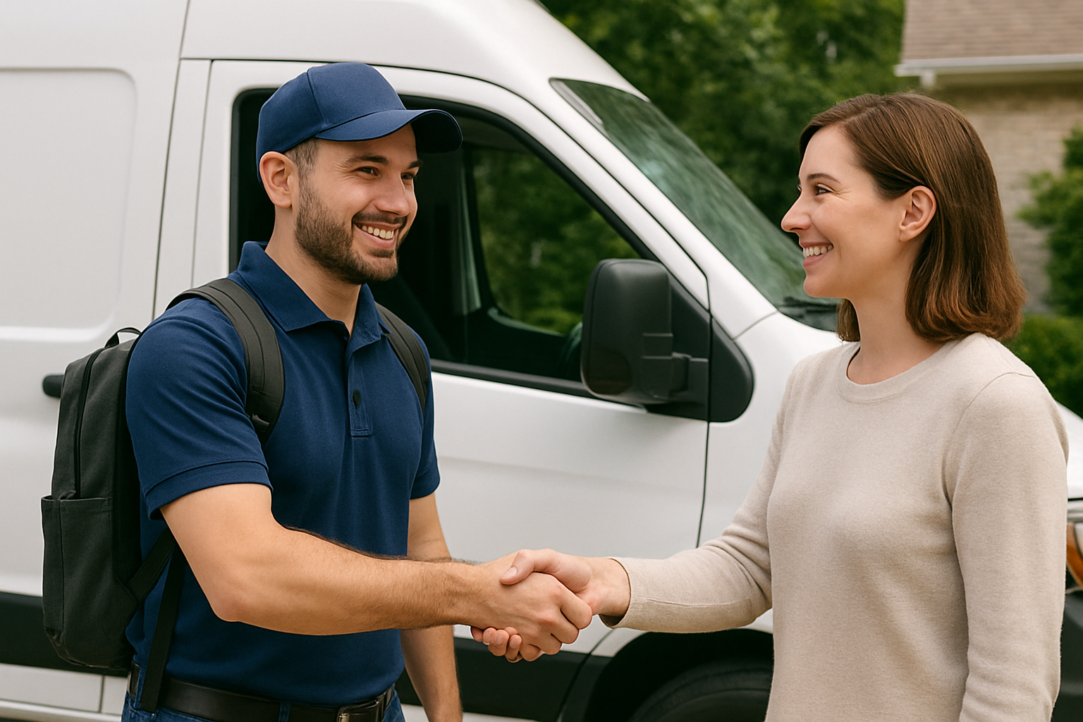service professional handshake